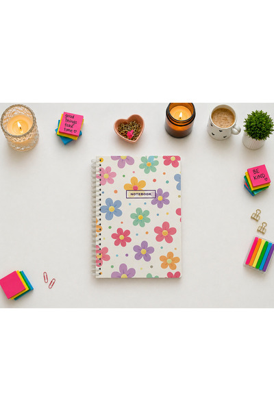 PickyTidy Renkli Desenli Defter