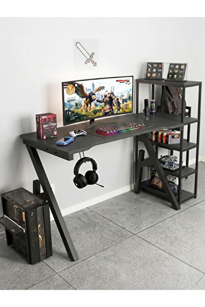 servetavcı Copper Oyuncu Masası 103x50 - Antrasit