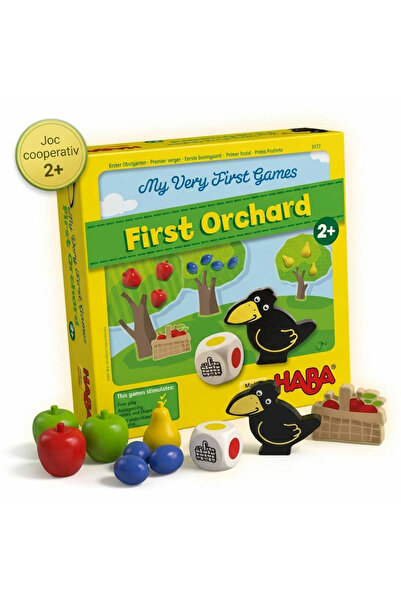 Floopy Prima mea livada, Joc cooperativ cu zaruri, My first Orchard, Haba