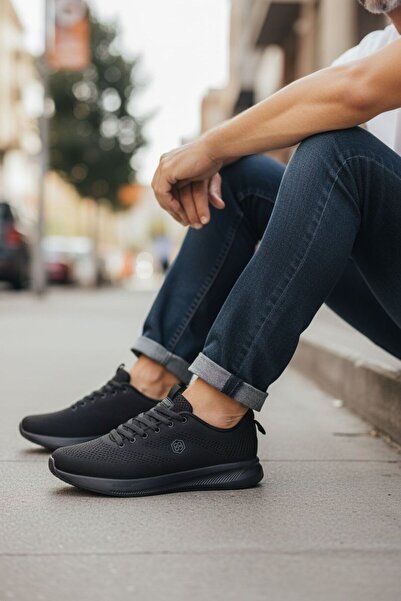 SHOUGO Comfortable, Lightweight, Non-Sweating Men's Knitwear Walking Shoes, Sports Shoes