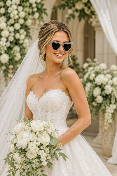 Happyland Silver Grey Color Heart-Shaped Bride to Be Bridal Glasses,Bridal Pa...