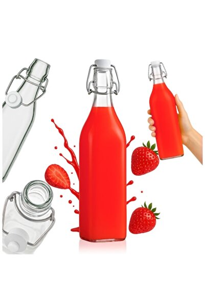 OEM Set 50 Sticle Transparente cu Închidere Etanșă și Clemă Metalică, pentru ...