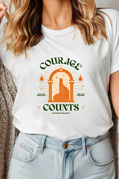 Sarah's Boutique Women's T-shirt – 100% cotton – Courage Counts