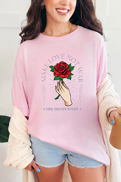 Sarah's Boutique Women's T-shirt – 100% cotton – Make Love