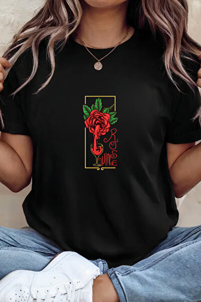Sarah's Boutique Women's T-shirt – 100% cotton – Rose Wine