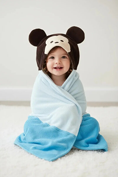 Miniso Disney mickey mouse licensed hooded blanket - ultra soft wearable blan...