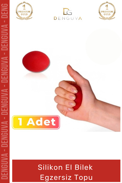 Denguva #GüçlendirmeTopu Silikon Jel El Egzersiz Kas Geliştirici Rehabilitasy...