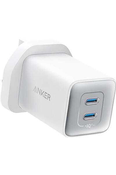 HYX شاحن أنكر 523 نانو 3 سريع بقوة 47 واط مع منفذي USB-C