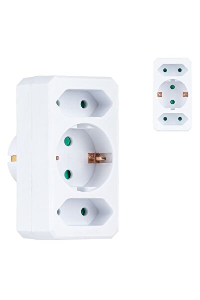 OEM Triplu / Priză Multiplă cu Siguranță pentru Copii, Multicolor, 3 prize, s...