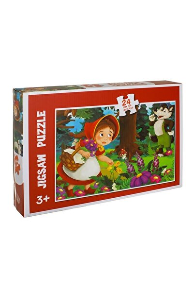 OEM Puzzle pentru Copii, Model Scufița Roșie, Joc Educativ și Distractiv, 24 ...