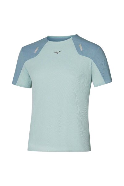 MIZUNO Tricou de alergare pentru bărbați Tech Light SS 2025-Albastru deschis-M