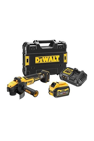 Dewalt DCG409VST1 18V XR Безчетков акумулаторен ъглошлайф 125 мм, 1x 6Ah FLEX...