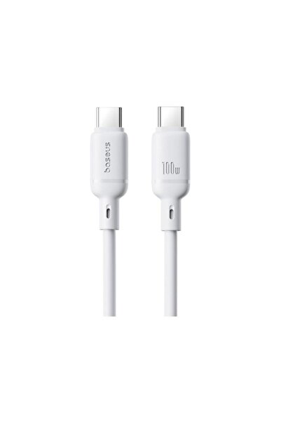 Baseus Cablu de alimentare și date Silky, USB Type-C la USB Type-C, 100 W, 2m...