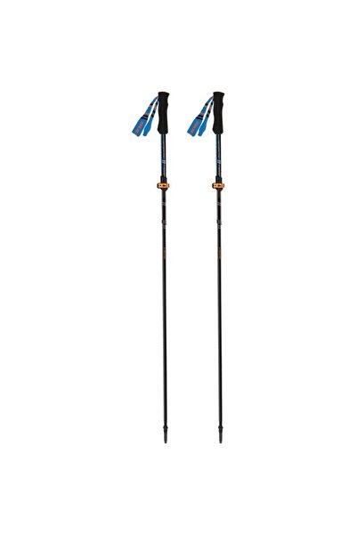 Viking Kettera Pro Trekking Poles, Black/Blue, 37-135 cm