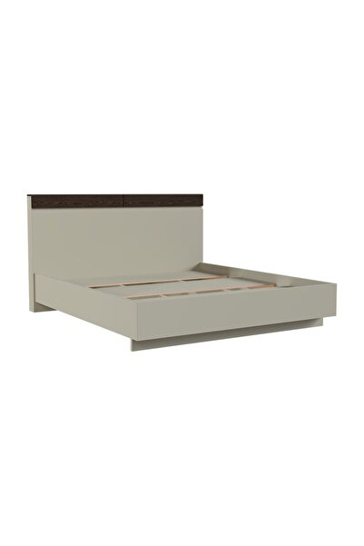 Danube Home سرير بيلانو مقاس 160×200 مع لوح رأس للتخزين |   خشب بأبعاد طول 21...
