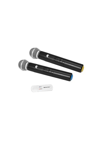 Omnitronic Set de microfoane wireless UWM-2HH, 2 canale USB