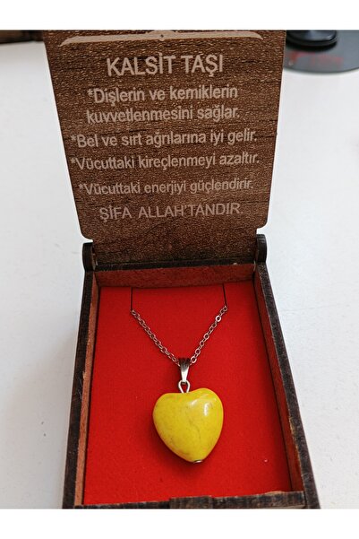 Kalsit taş kolye