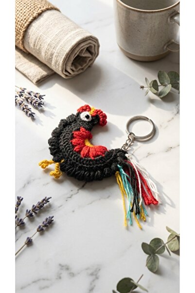 Ruhab Anahtarlık / Horoz Figürü / Çanta Charmı / Horoz / Süsleme / Hand Made ...