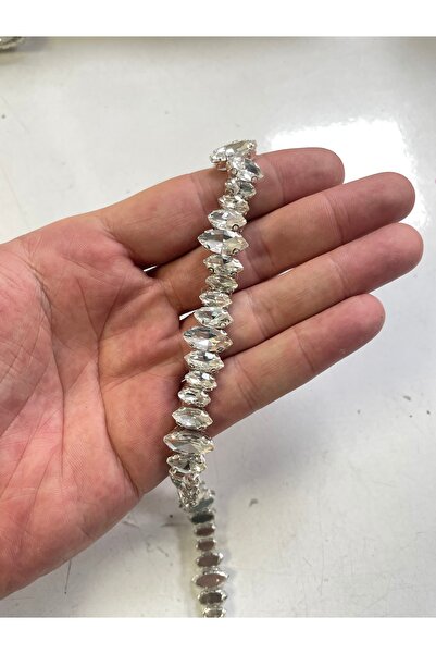 Ornaments شريط زخرفي مرصع بالكريستال للتطريز بالكي، مناسب لفساتين السهرة وفسا...