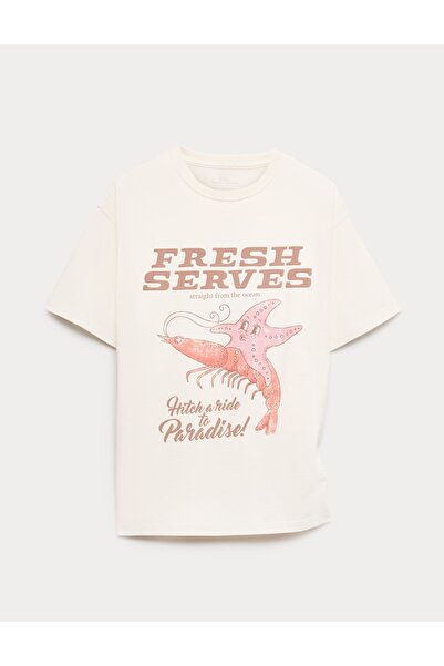 Marks & Spencer Desenli T-shirt