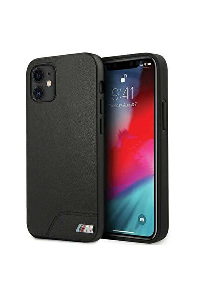 BMW Carcasă rigidă M Collection din PU neted pentru iPhone 12 Mini, negru