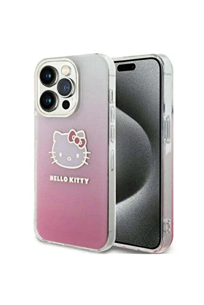 Hello Kitty Husă IML cu gradient și cap de pisicuță Electrop pentru iPhone 13...