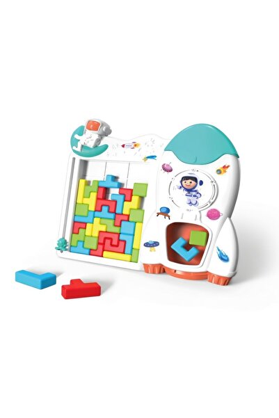 Avaleea Joc Tetris Clasic cu Caramizi, Joc Fizic de Aranjare Blocuri Colorate...