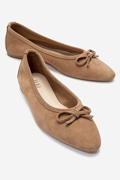 LuviShoes UMIEL Toprak Pantofi de balerină pentru femei, din piele naturală, ...
