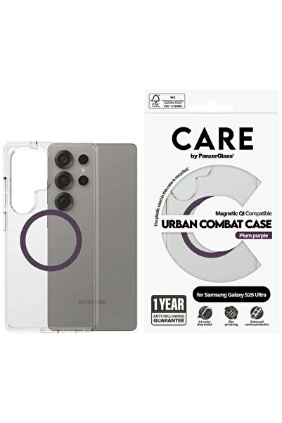 Panzer Glass CARE by PanzerGlass Husă Flagship Urban Combat Purple QI pentru ...
