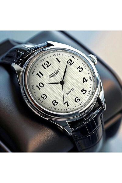 Nobrand Man Wristwatch Business Waterproof Men Watch For Men Clock Leather Me...