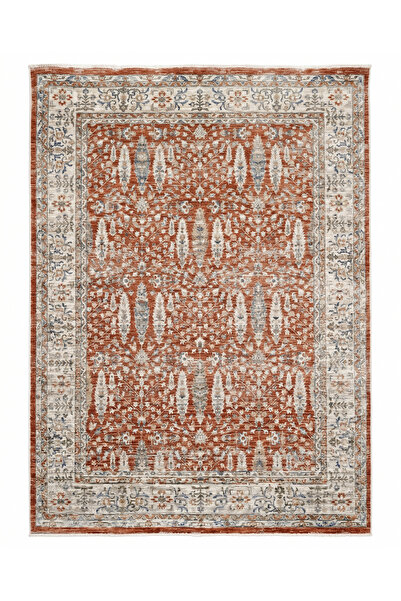 Vamos PERU Vintage Modern Dokuma Salon Oturma Odası Halısı