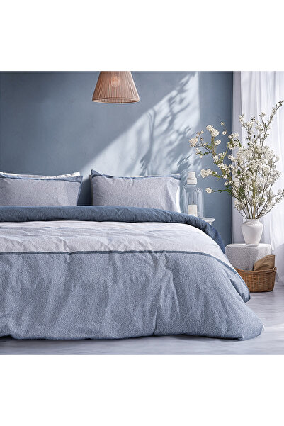 Beauty Home Ζεύγος μαξιλαροθήκες Moments Art 12566 51x73 Σιέλ,Γκρι