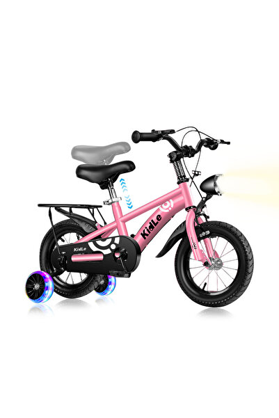 Ma Baby 12 Inch Kids Bike, with Flashing Wheels and Headlight, Bicycle for Ki...