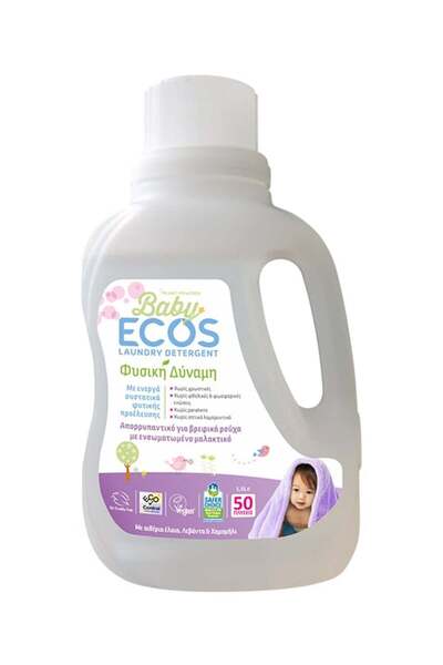 ECOS Detergent pentru hainutele bebelusilor cu lavanda si musetel 1.5L