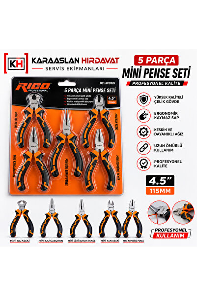 Rico 5 Parça Mini Pense Seti