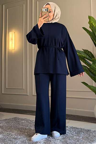 Suede Style 6050 - Set de damă elegant, confortabil, din țesătură moale trico...