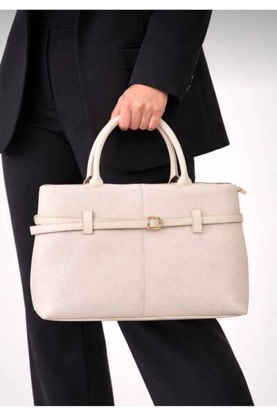 bag Women's Soft Faux Leather Cream Shoulder Bag