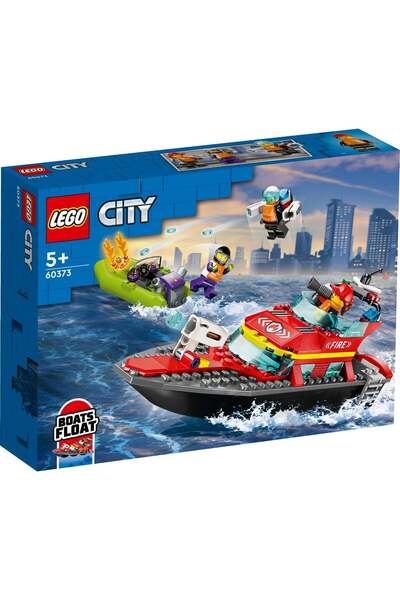 LEGO ® City - Barca de salvare a pompierilor (60373)