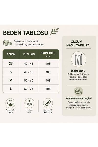 Miyalon Kadın Beli Lastikli Bol Paça Önü Çımalı Eşofman Altı