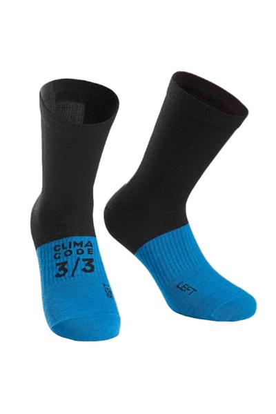 Assos Șosete de ciclism Ultraz Winter-Negru/Albastru-35-38