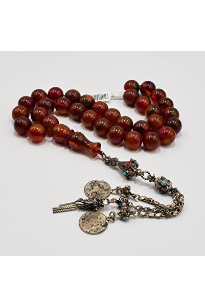 genernic Fatouran Lababidy Rosary 33 Beads 13.5mm Deep Red Prayer Beads Premi...