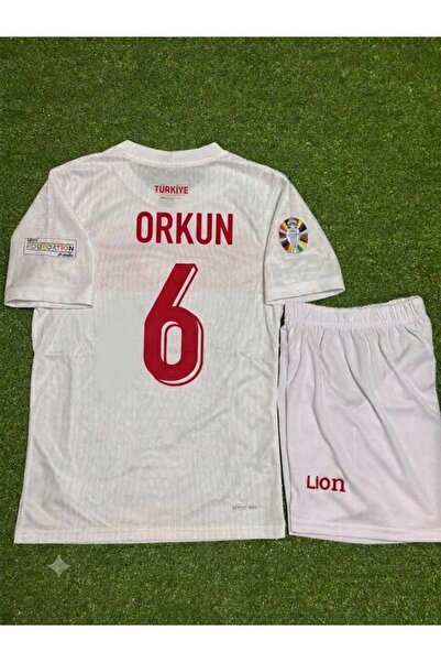 Marka Extra ORKUN-6 Milli Takım WORLD CUP Özel Üretim BEYAZ Çocuk Taraftar Fo...
