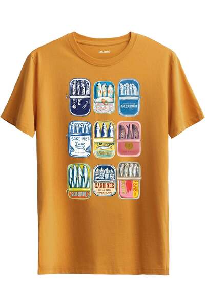 Colermi Vintage Sardines Printed T-Shirt