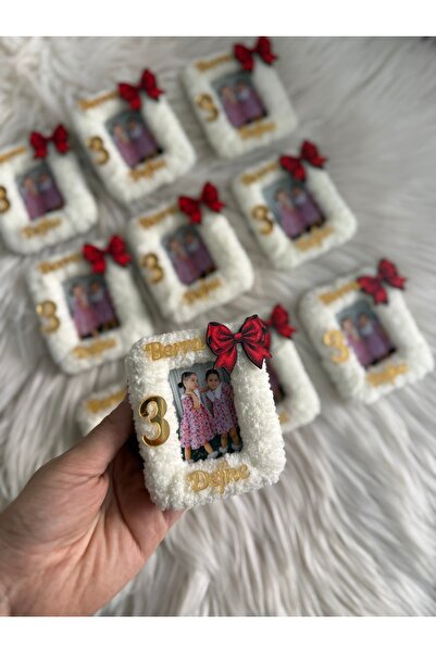 SHOOP 20 adet peluş satgılı resimli doğum günü magne