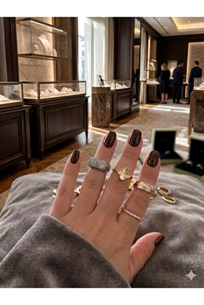 Enna Jewelry YÜZÜK 3 LÜ KOMBİN