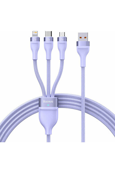 Baseus Καλώδιο USB πλεγμένο της σειράς Flash σε Lightning / Type-C / micro US...