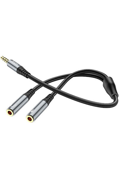 hoco. Hoco UPA21 Μετατροπέας 3.5mm αρσενικό σε 3.5mm 2x θηλυκό 1 τεμάχιο