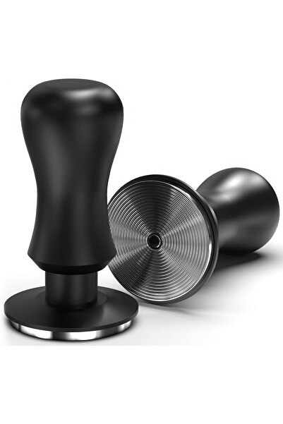OEM Tamper pentru Espresso 51 mm Oțel Inoxidabil Calibrat Negru