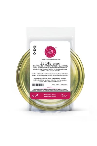 winoszarnia Capace de borcane de 82 mm – Aurii |   cu 6 brațe |   50 capace t...