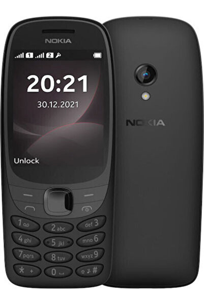 Nokia 6310 (2024) Κινητό τηλέφωνο διπλής SIM με πλήκτρα (Αγγλικό Μενού) Μαύρο